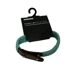 Nordstrom Public Opinion Blue String‎ Wrapped Snap Bracelet